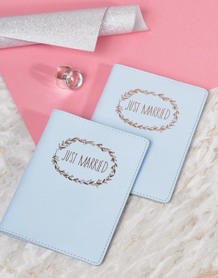 Paperchase Wedding Passport Holder Set - Multi