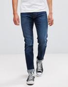 Lee Jeans Daren Slim Fit Jeans In Dark Worn Blue - Blue
