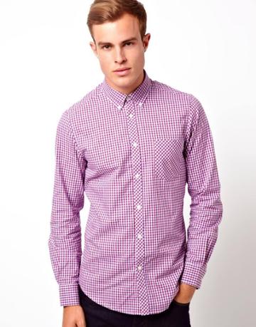 Ben Sherman Shirt Button Down Penny Collar