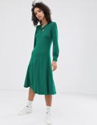Finery Aveling Twist Detail Maxi Dress-green
