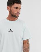 New Look T-shirt With Palm Springs Embroidery In Mint-green