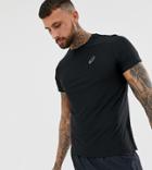 Asics Short Sleeve T-shirt In Black - Black
