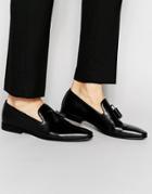 Kg By Kurt Geiger Eton Tassle Loafer In Leather - Black