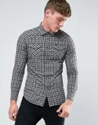 Diesel S-zule Check Western Shirt - White
