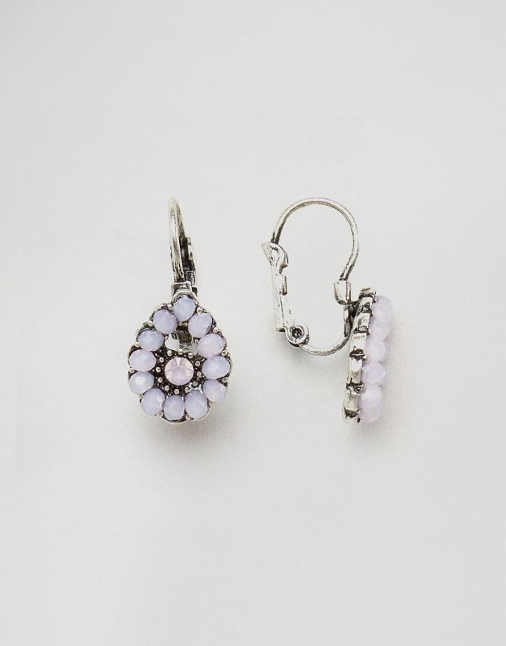 Nylon Vintage Style Earrings - Pink