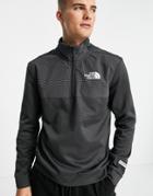 The North Face Mountain Athletic 1/4 Zip Fleece In Gray-grey