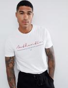 Asos Design T-shirt With Authentic London Print - White