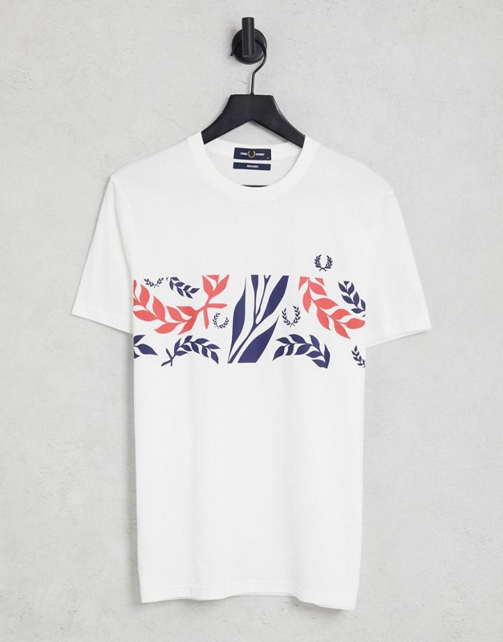 Fred Perry Reissues Archive Vine Graphic T-shirt In White
