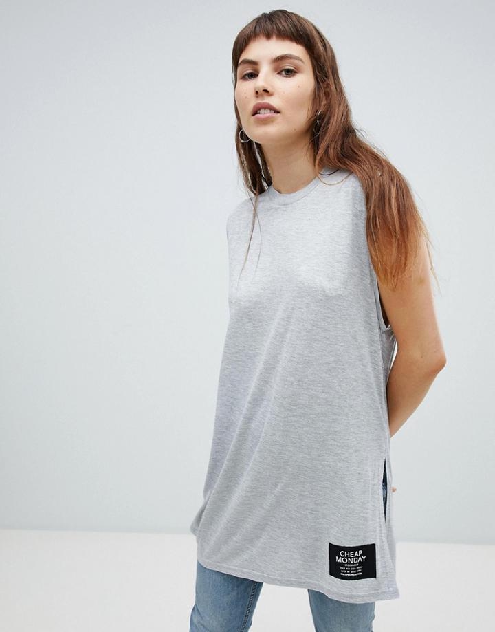 Cheap Monday Grip Tank Tank - Gray