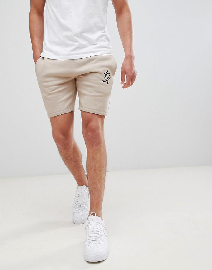 Gym King Fleece Short In Nomad - Beige