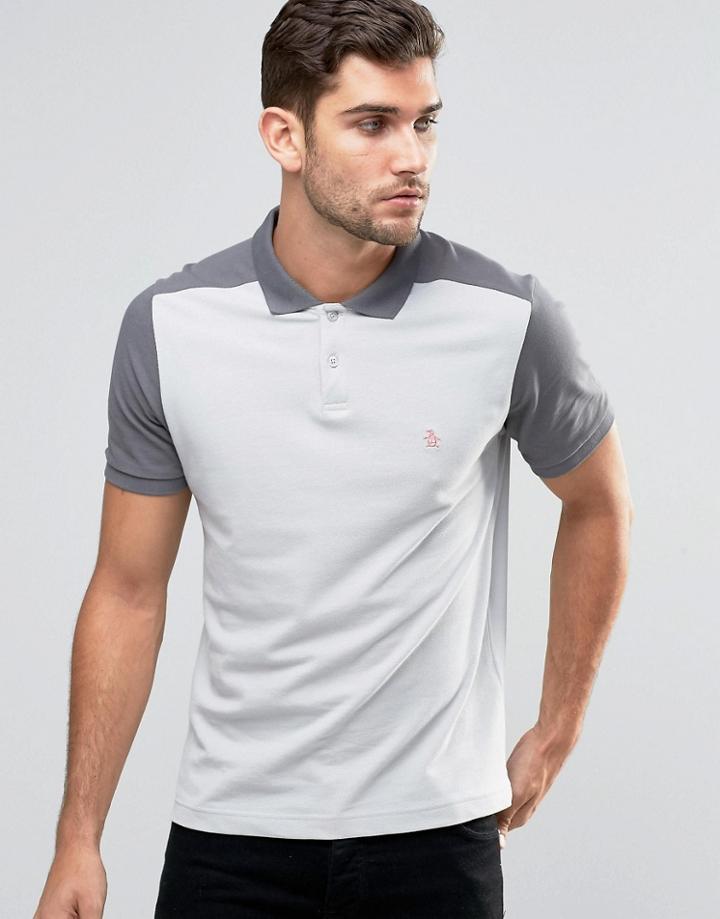 Original Penguin Vista Polo Shirt - Gray