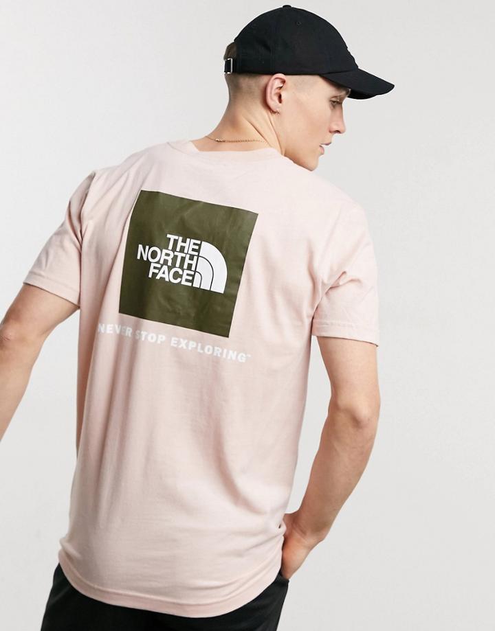The North Face Box Nse T-shirt In Pink