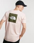 The North Face Box Nse T-shirt In Pink