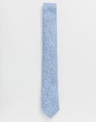 Twisted Tailor Tie In Blue Leopard Print - Blue