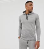 Good For Nothing Muscle Fit Hoodie In Gray With Logo - Gray
