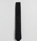 Heart & Dagger Tie In Herringbone Fleck Tweed - Gray