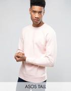 Asos Tall Sweatshirt In Pink - Pink