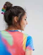 Asos Rainbow Hair Claw - Multi
