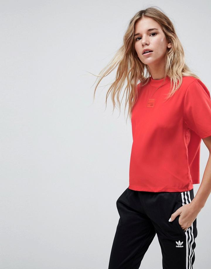 Adidas Originals Short Sleeve Logo T-shirt - Red