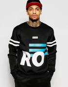 Hero's Heroine Sweatshirt With Hero Remix Print - Black