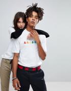 Asos X Glaad T-shirt With Embroidery - White
