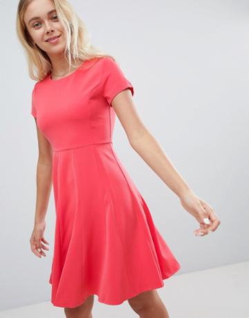 Louche Skater Dress-pink