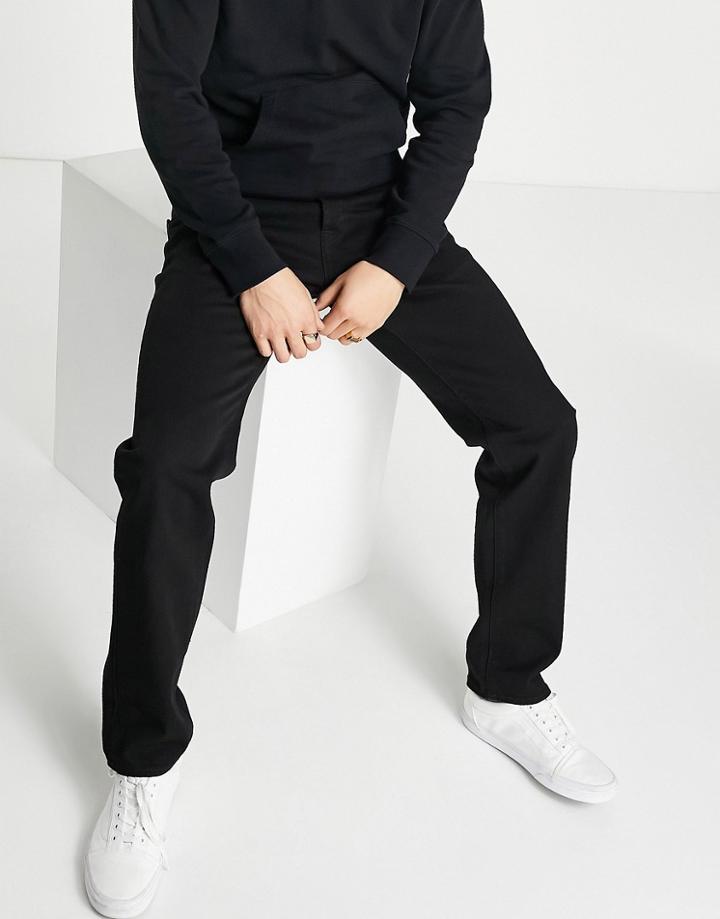 Carhartt Wip Klondike Regular Tapered Jeans In Black