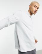 Asos Design Relaxed Long Sleeve T-shirt With Turtle Neck In Gray-grey