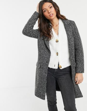 Jdy Textured Coat - Gray