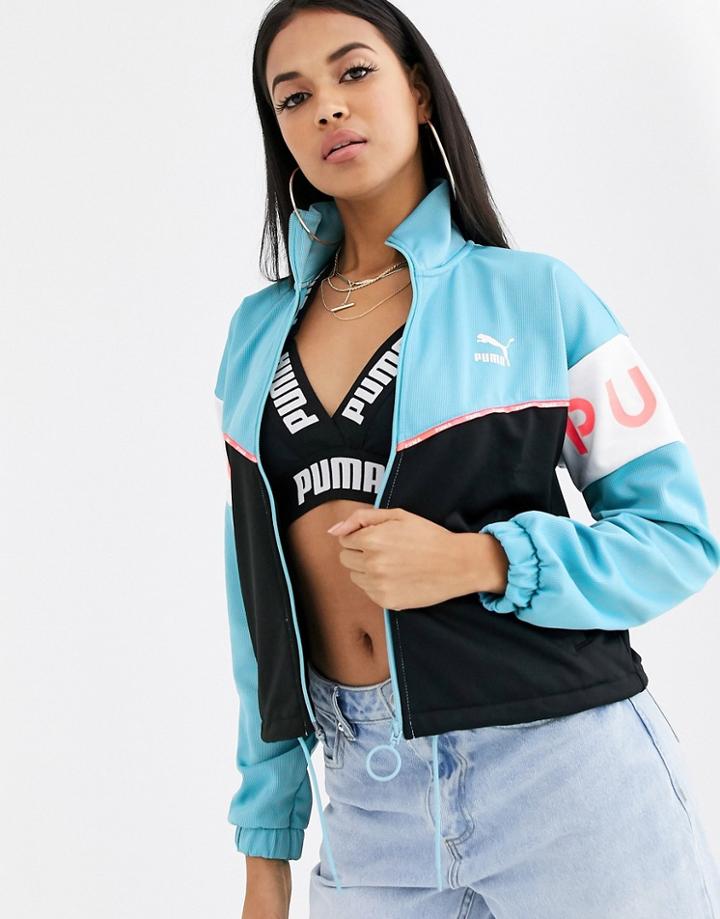 Puma Xtg Track Jacket In Blue