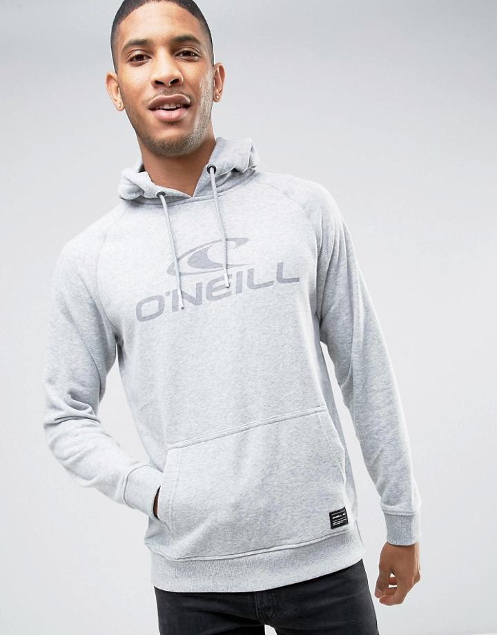 O'neill Logo Overhead Hoodie - Gray