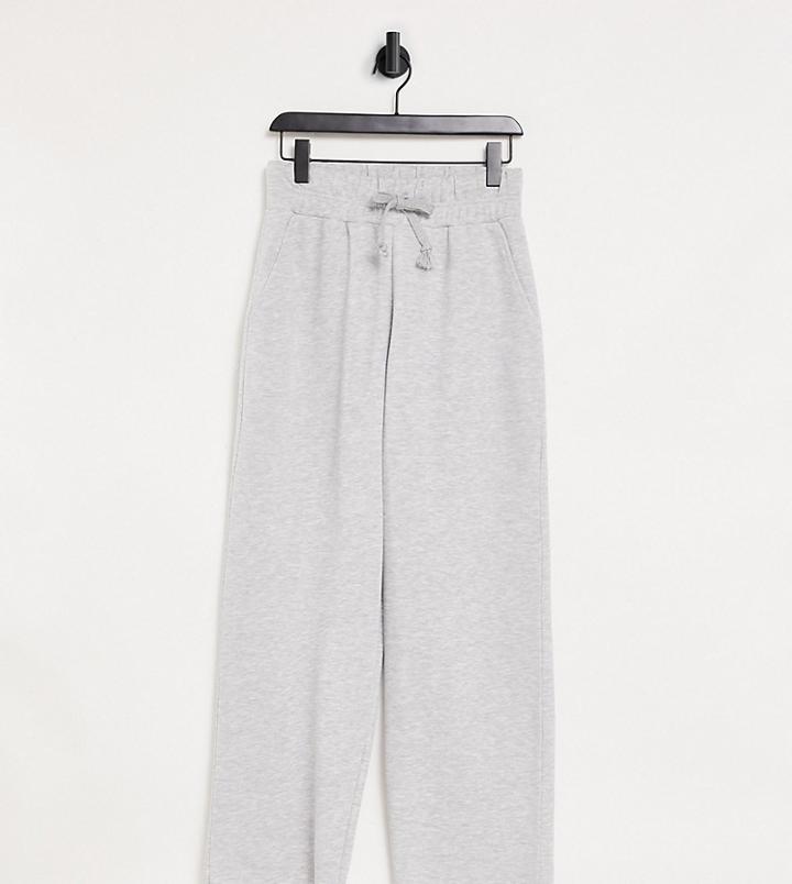 Collusion Relaxed Dad Sweatpants In Gray Heather-grey