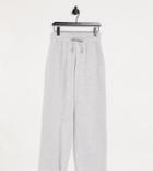 Collusion Relaxed Dad Sweatpants In Gray Heather-grey