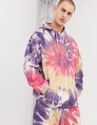 Nothing Is Sacred Sunprint Pastel Tie Dye Hoodie In Multi