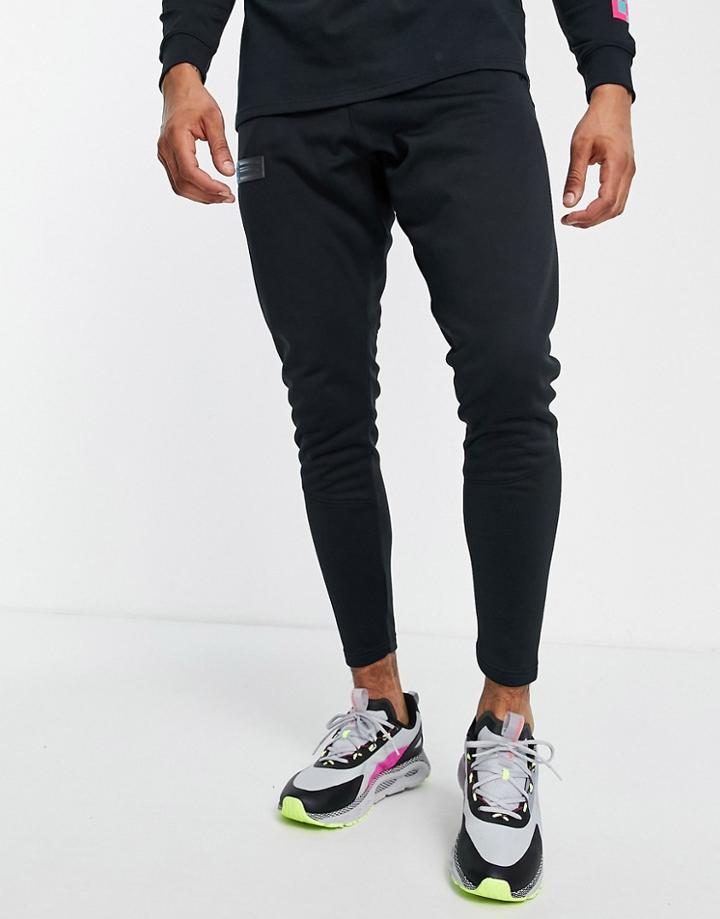 Under Armour Storm Sweatpants In Black And Blue-multi