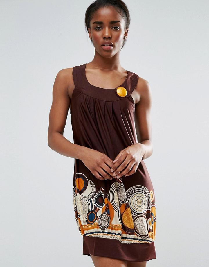 Pussycat London Dress - Brown