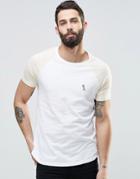 Religion Contrast Raglan T-shirt - White Vanilla