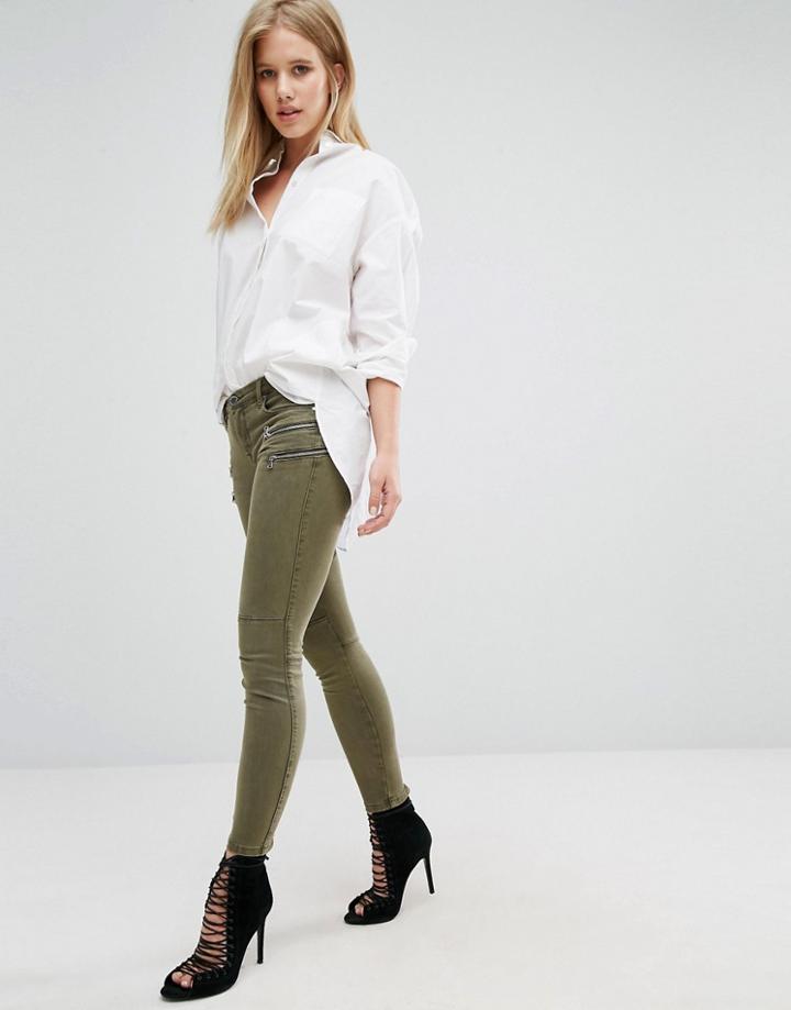 Blank Nyc Crop Cargo Pant - Green
