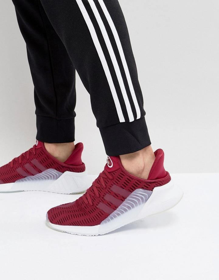 Adidas Originals Climacool 02/17 Sneakers In Red Bz0247 - Red