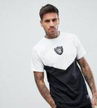 Majestic Raiders Chevron T-shirt In Black - Black
