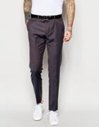 Asos Skinny Smart Suit Trousers In Tonic