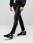 Loyalty And Faith Hayden Skinny Biker Jeans In Black - Black