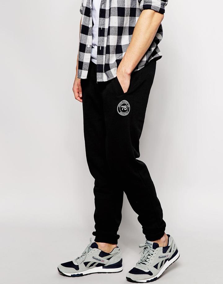 Jack & Jones Joggers With Jack & Jones Logo - Black