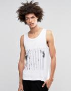 Cheap Monday Corrupt Dawning Tank - White
