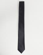 Gianni Feraud Plain Satin Tie In Black