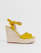 Aldo Ybelani Platform Heeled Sandals In Yellow - Yellow