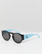 Calvin Klein Jeans Ckj18500s Round Sunglasses