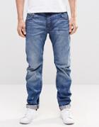 G Star Jeans Arc 3d Slim Medium Aged Denim - Blue