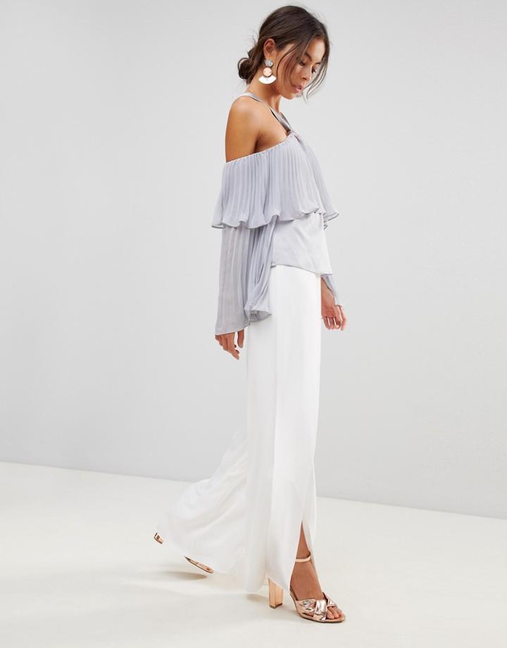 Coast Amailia Wide Leg Pants - White