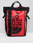 The North Face Base Camp Tote Bag In Red - Red